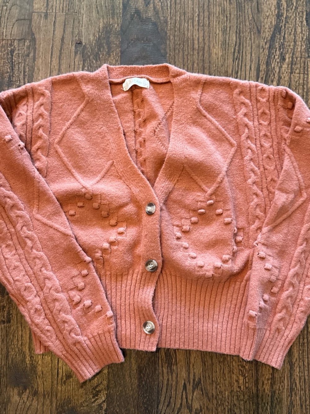 Alter’d State Textured Button-Front Women's Cardigan Sweater